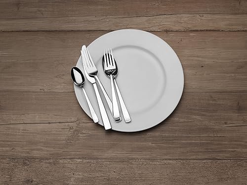 Miniatura 7 de Mikasa Barrett 18.10 - Juego de cubiertos de acero inoxidable, 20 piezas, servicio para 4