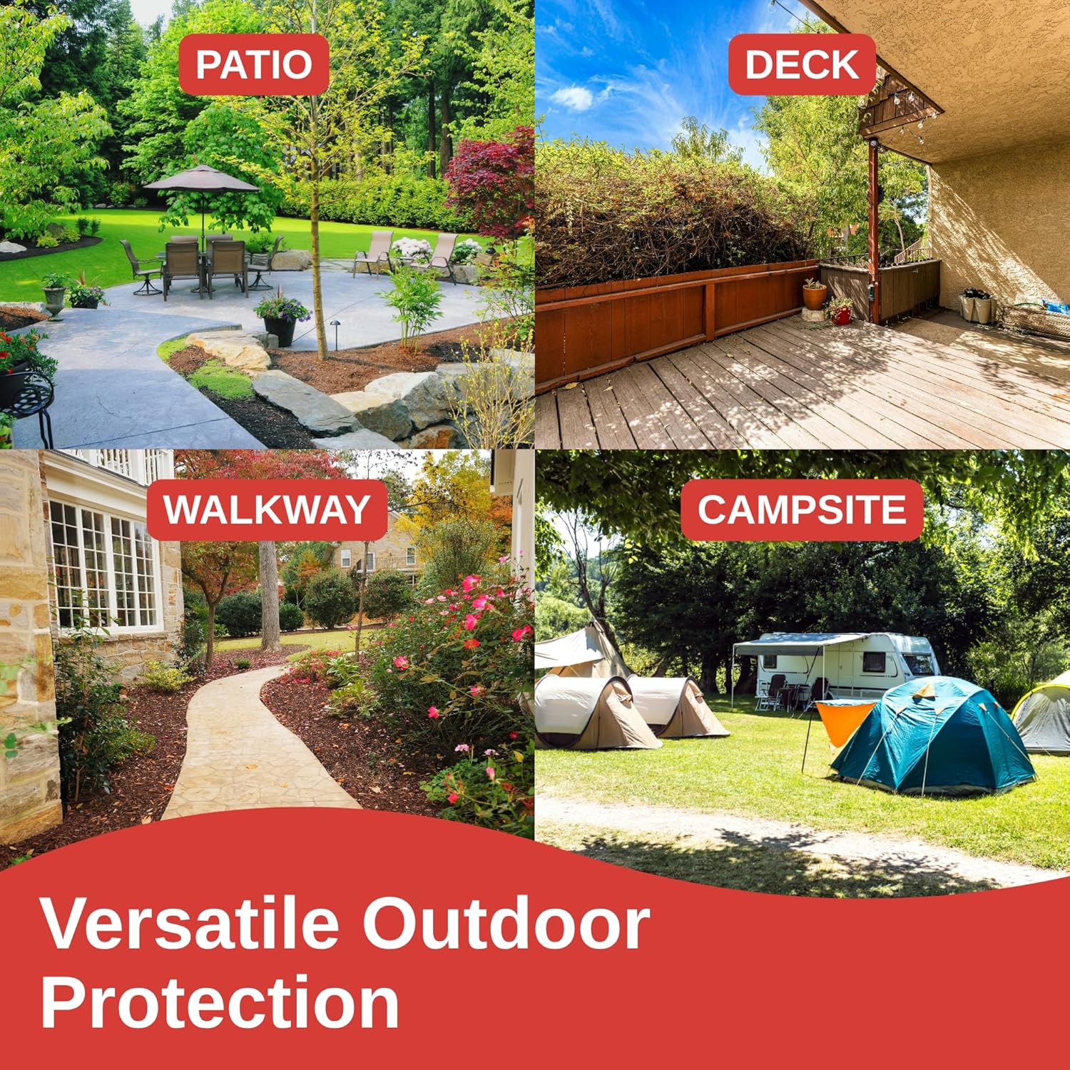 Scent Shop Skeeter Screen 90600 Spreadable Outdoor Deterrent – 64 oz Granules – DEET-Free, Biodegradable – Essential Oil Barrier Formula – For Patios, Gardens, Animal Areas & Outdoor Use