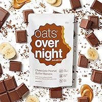 Vista 6 de Oats Overnight Chocolate Peanut Butter Banana - Overnight Oats with 20g Protein, High Fiber Breakfast Protein Shake - Gluten Free Oatmeal, Non GMO