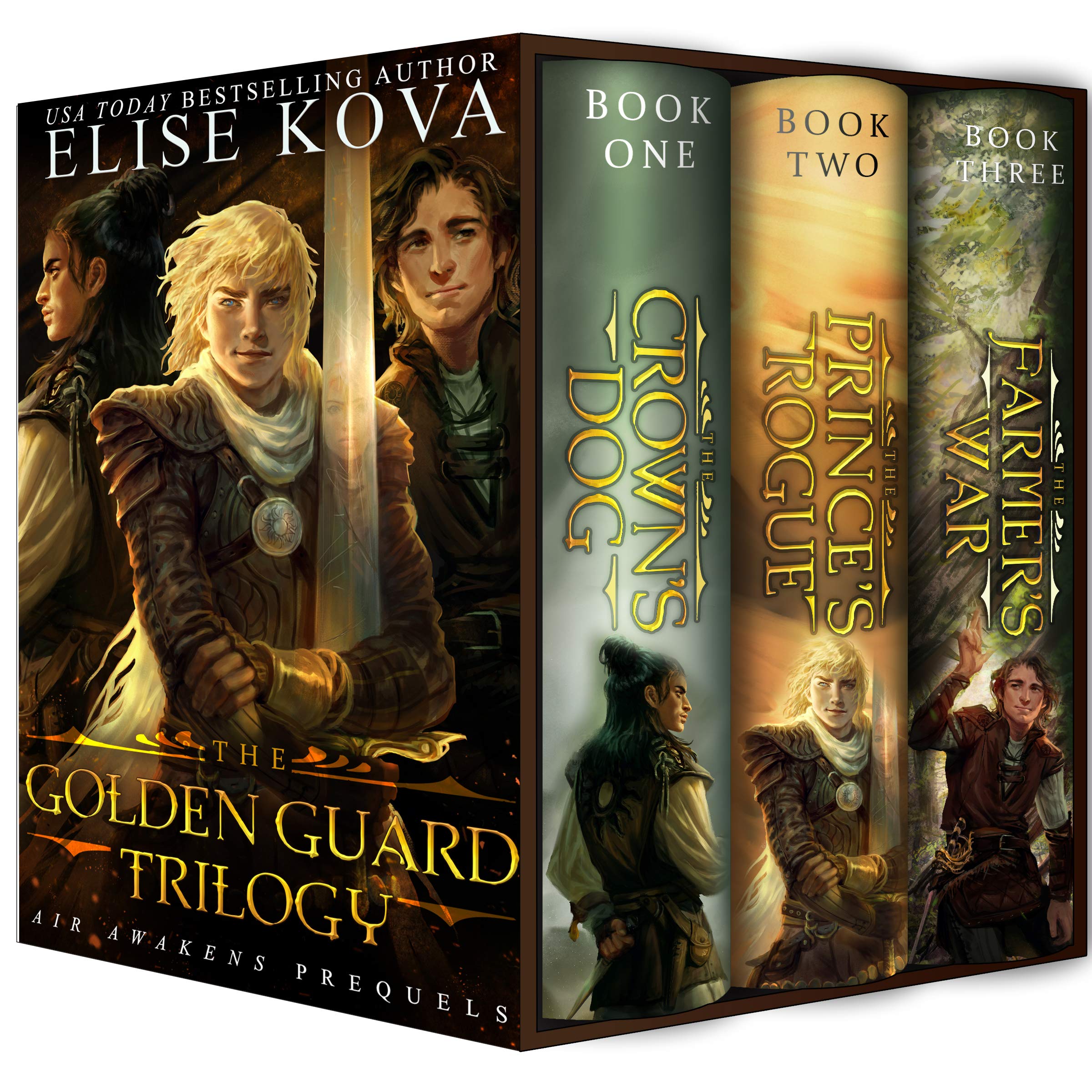 Cover art for The Golden Guard Trilogy