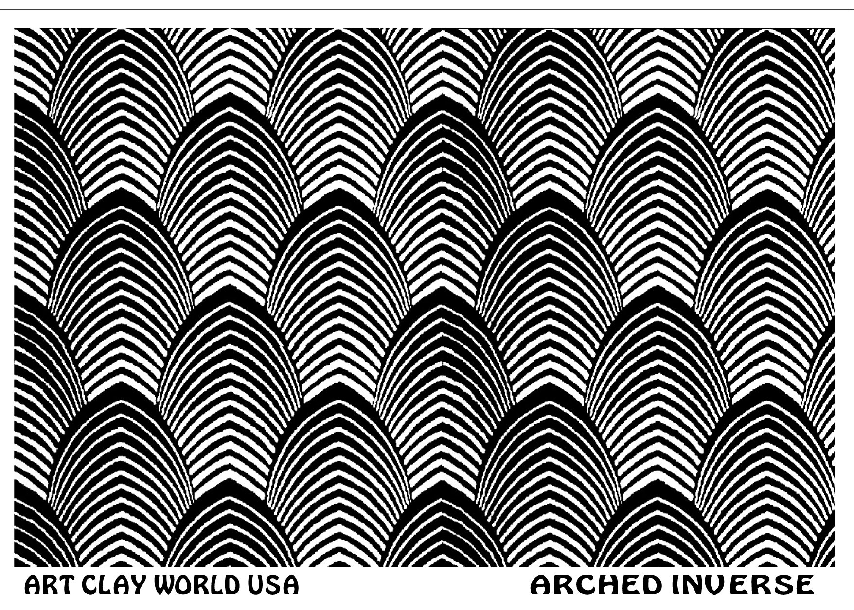 Flexistamps Texture Sheets Arched Inverse Design - 1 Pc.