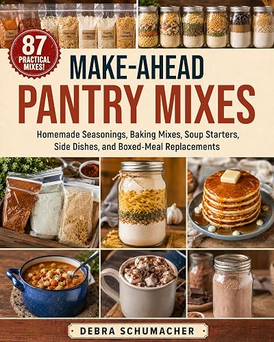 Make-Ahead Pantry Mixes: Homemade Seasonings, Baking Mixes, Soup Starters, Side