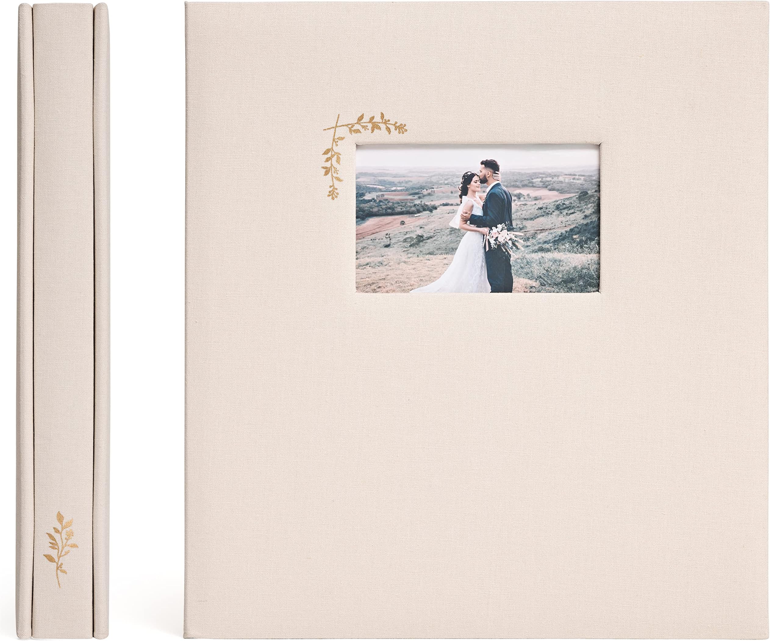 Premium Scrapbook Album – Acid-Free Photo Album with Writing Space – 100 Pages for Size 4x6 – Holds 500 Photos – Wedding, Baby, Travel & Family Memories