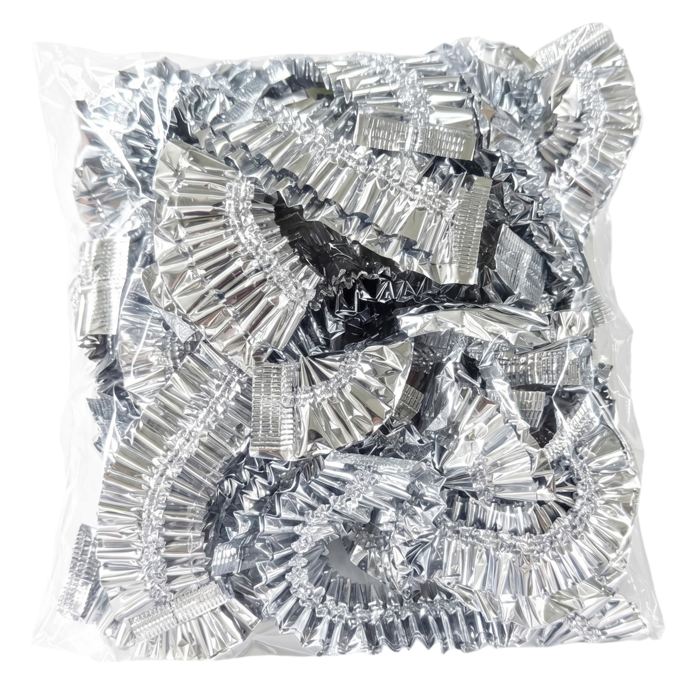 120Pcs Elastic Foil Food Covers, Reusable Aluminum Foil Bowl Cover, Stretch Food Covers for Kitchen, Picnic & Restaurant