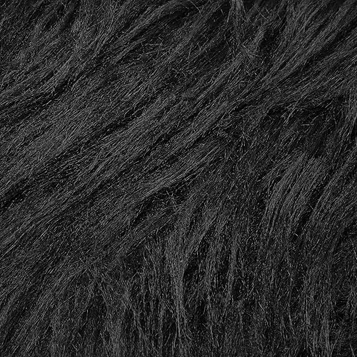 Vista 57 de Tatuo Tela de piel sintética naranja de 60 x 18 pulgadas, para Halloween, mullida, para manualidades, cortes de piel sintética, parche de felpa