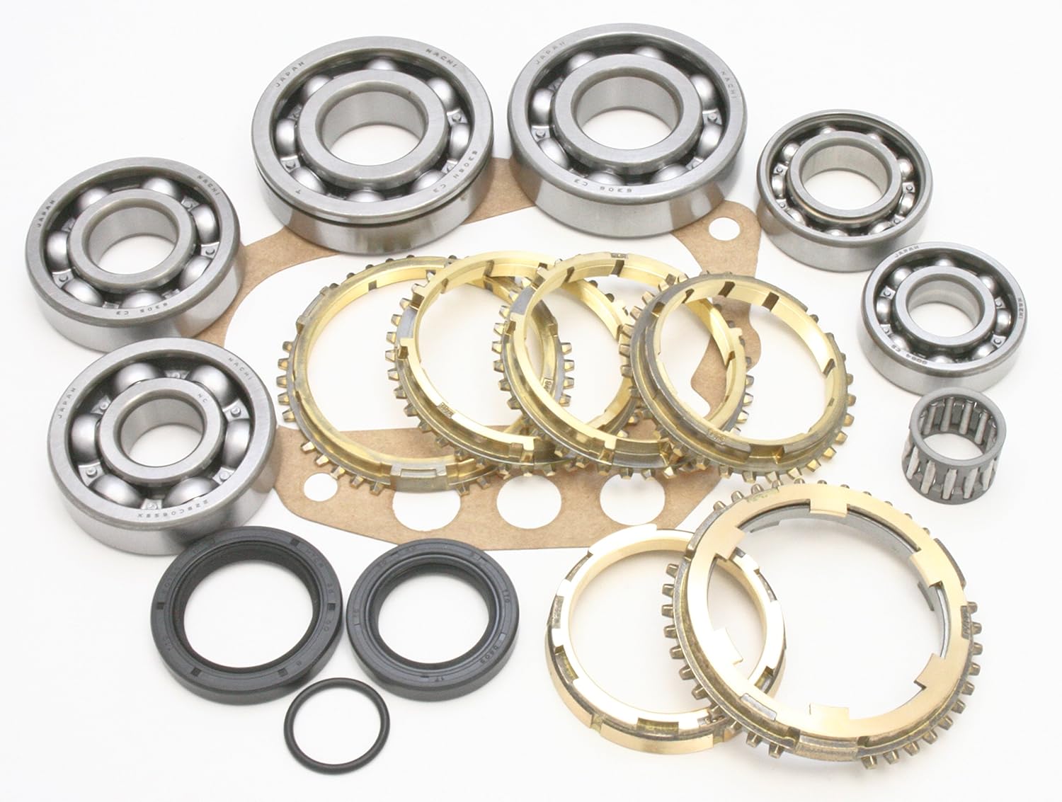 Transparts Warehouse BK133BWS Compatible With: Nissan 5 Speed Transmission Rebuild Bearing Kit with Rings