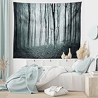 Vista 10 de Lunarable Tapiz de flores tamaño individual, racimo de flores abstractas con fondo de polinización de neón, formas de crecimiento de la naturaleza