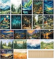 SLAPAFLIFE Watercolor Blank Greeting Cards with Envelopes, 40 Pack 4x6 All Occasion Note Cards, Artist Isabella Rossi Designs