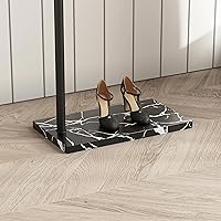 Vista 3 de Perchero de metal con acabado de base de mármol estable con ganchos de alta gama Sombreros de árbol de metal independientes fáciles de montar