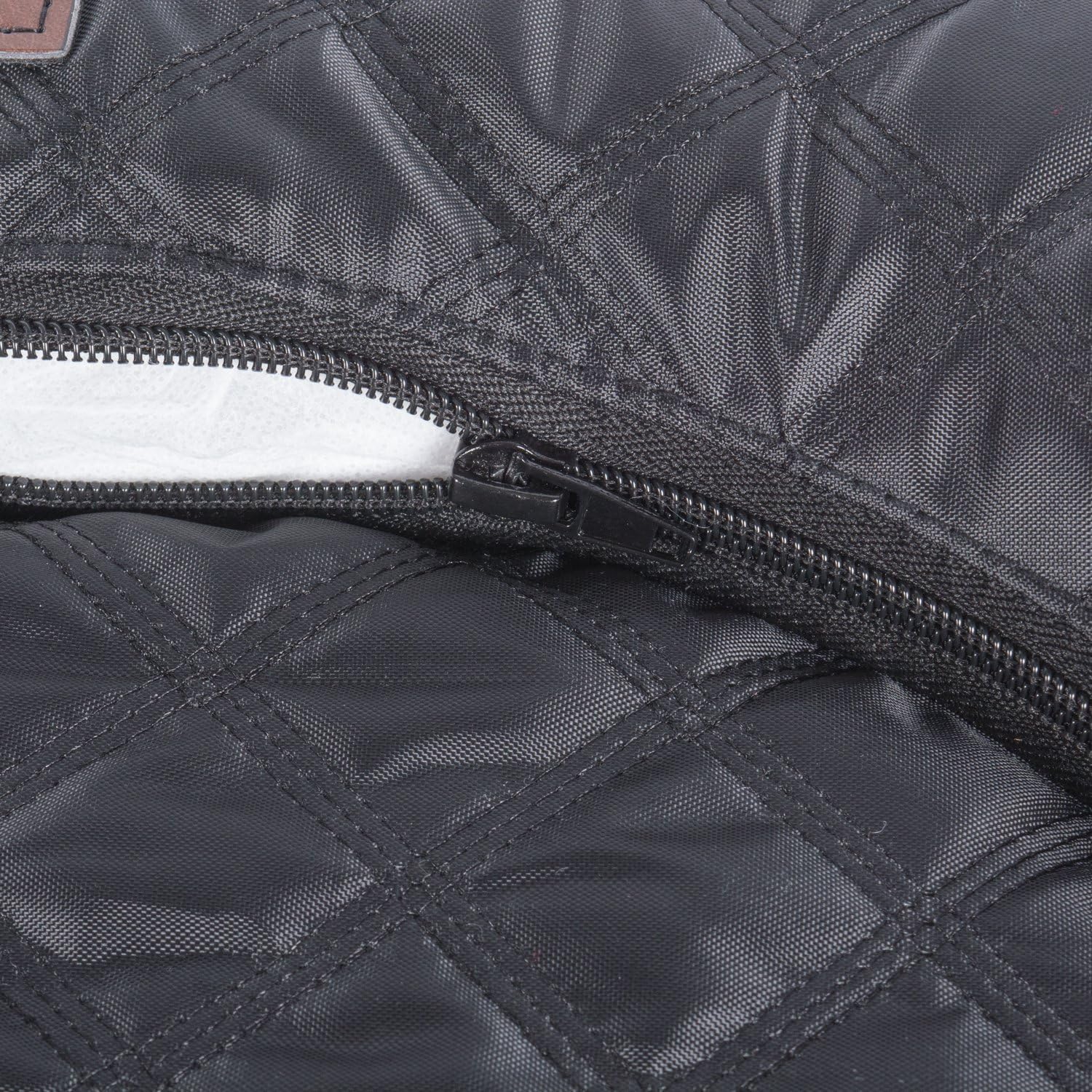review Bone Dry Border Cushion Padded Pet Mat, Large - 22 x 34, Oval Quilted Black Mat