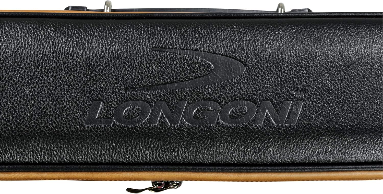 Longoni Giotto Autunno Luxury Leather Pool Carom Billiard Soft Cue Case 4 x 8