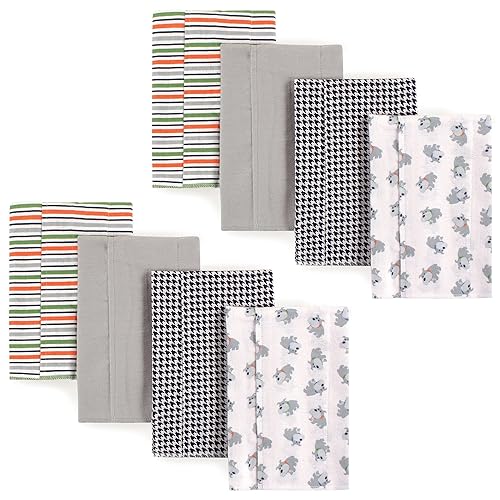 Luvable Friends - Pañostoallias de franela para eructos unisex para bebé Paños de franela de algodón talla única