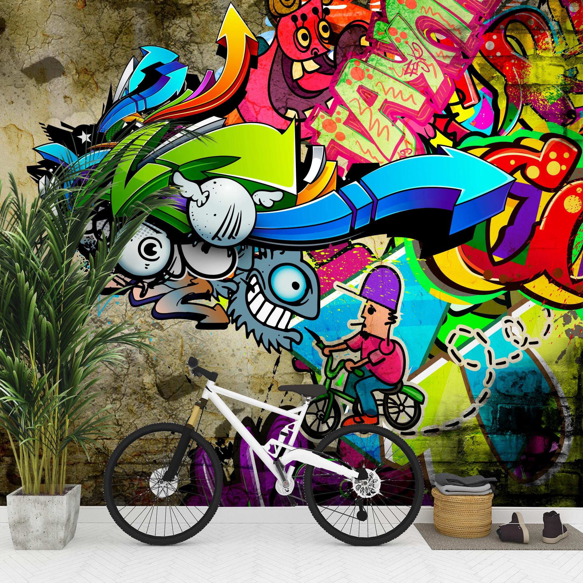 Fotobehang street art koop online bij