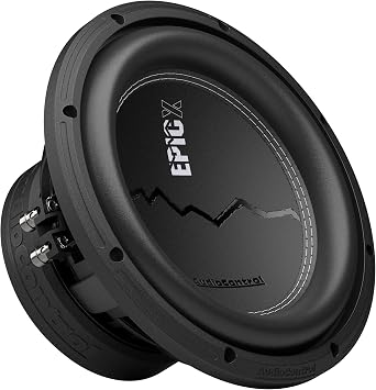 AudioControl EPICX Series 10 Car Subwoofer Speaker, 750W Max Power 500W RMS, 4 Ohm Dual Voice Coils, Loud Pro StreetBass Sub for Car Audio System