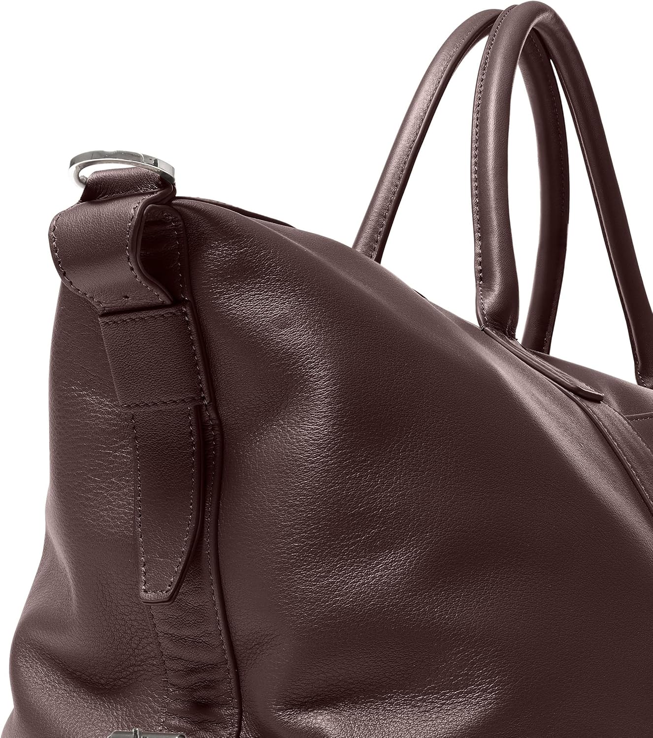 Leatherology Brown Kessler Leather Travel Duffle Bag – Full Grain Leather Carry-On with Adjustable Strap, Interior & Exterior Pockets – Versatile Gym, Work, or Weekend Bag
