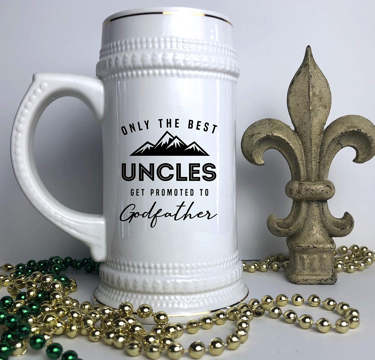 Godfather Beer Mug, Godfather Proposal Beer Stein, Uncle Godfather Beer Glass