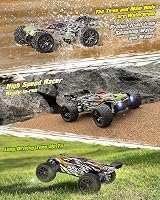 HAIBOXING 1/18 Távirányítós Autó - 36 km/h Sebességű 4WD Terepjáró, 2.4 GHz Vízálló Elektromos RC Versenyautó Minden Terepre 2