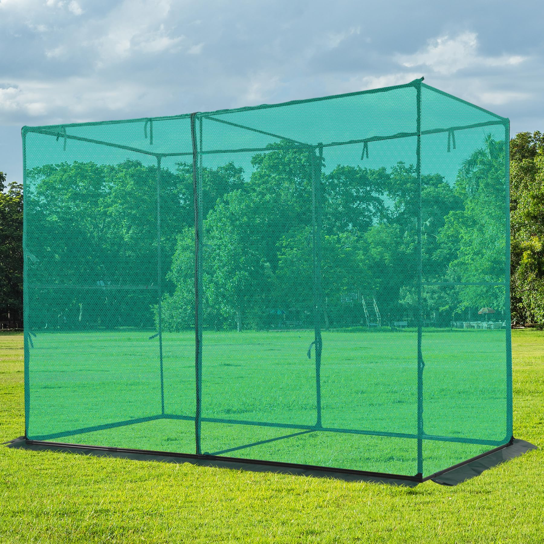 Crop Cage Plant Protection Tent 6.5 x 10 x 6.5 Feet, Easy to Install Protection Garden Cages, Crop Cages with Storage Bag Suitable for Garden Patio Lawn