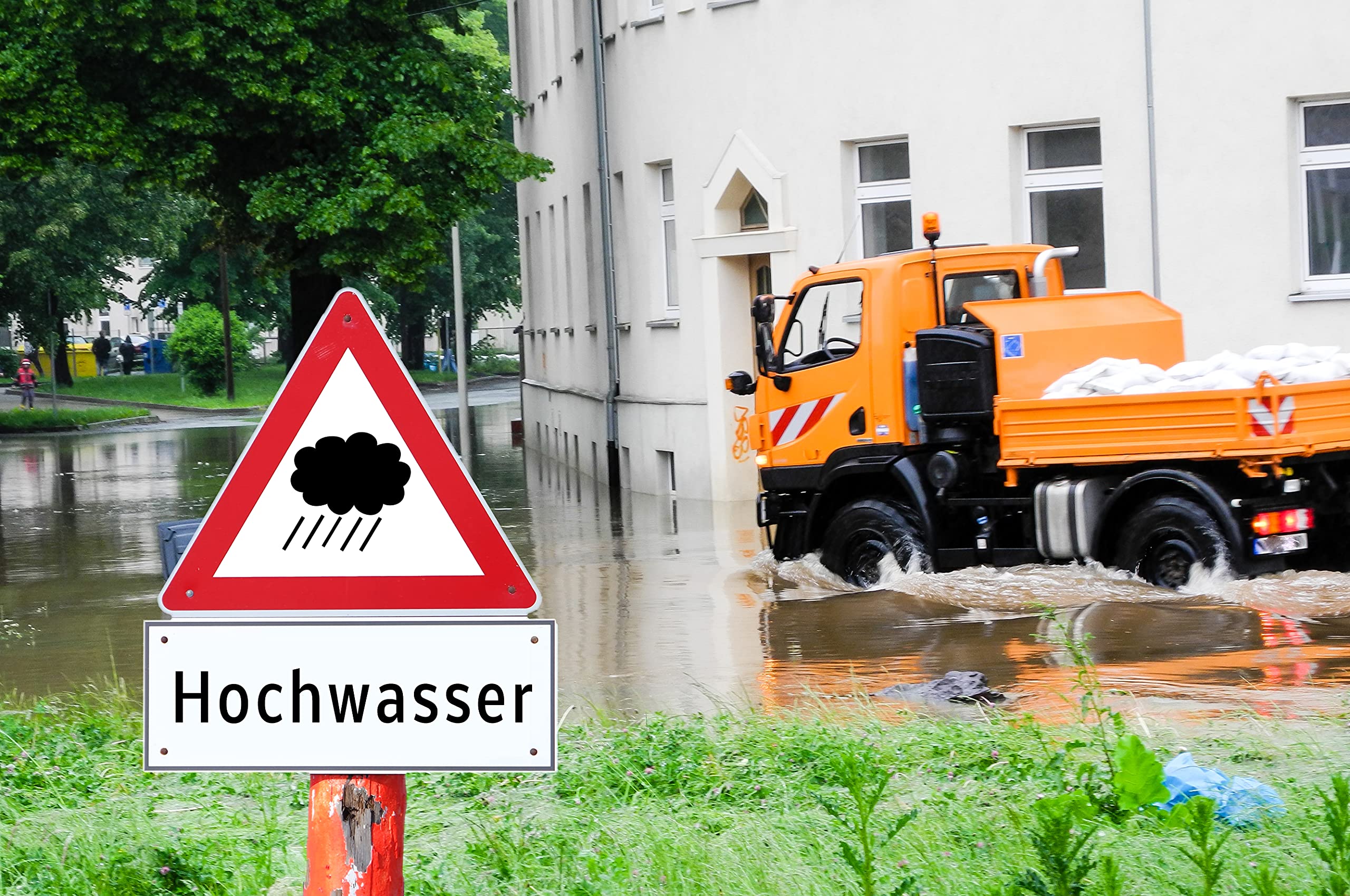 20x Sandsäcke - Sandsack Hochwasserschutz – Silosandsäcke ungefüllt – Silosäcke Wassersperre Hochwasser (25 x 100 cm)