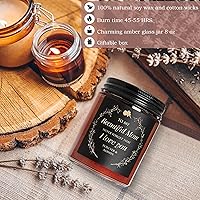 Vista 2 de Regalos de velas para mamá de hijo e hija, el mejor día de la madre, te amo, regalo de cumpleaños para ella, vela relajante de aromaterapia