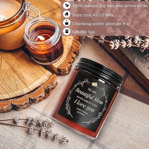 Miniatura 2 de Regalos de velas para mamá de hijo e hija, el mejor día de la madre, te amo, regalo de cumpleaños para ella, vela relajante de aromaterapia