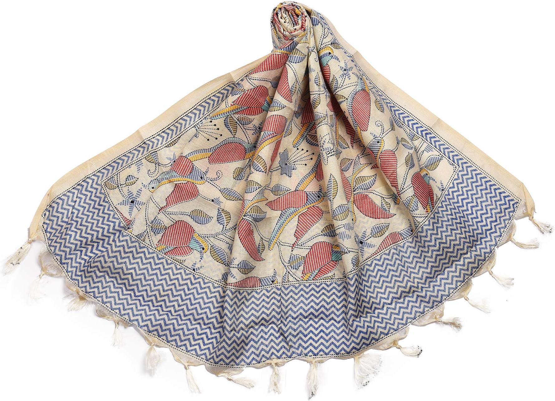 Traditions Bazaar Women's Printed Art Silk Dupatta