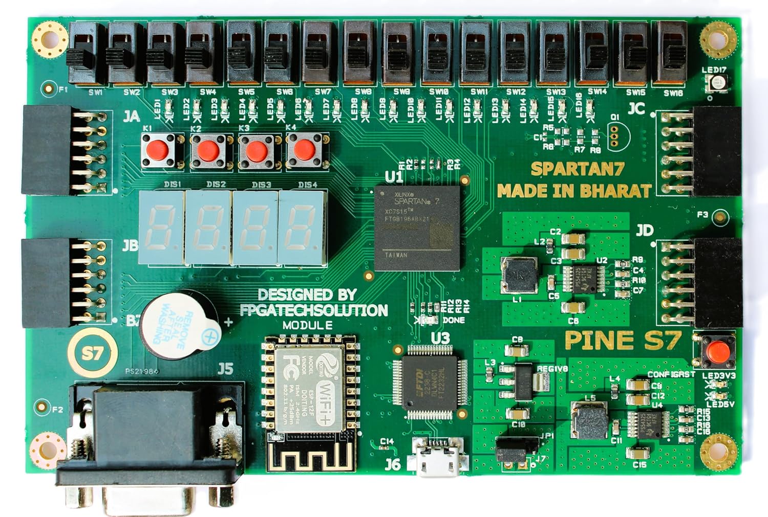 Pine-S7 (SPARTAN7 FPGA Board VIVADO Support)