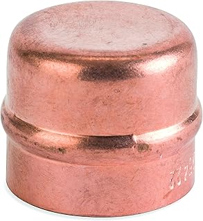 Flowflex C923SR.4 Solder Ring Stop End, 15 mm, Set of 25 Pieces, Copper/Brass