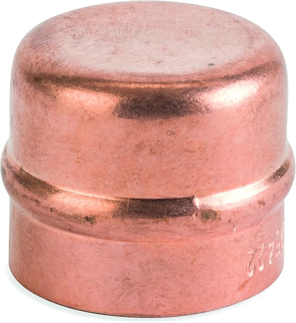 Flowflex C923SR.4 Solder Ring Stop End, 15 mm, Set of 25 Pieces, Copper/Brass