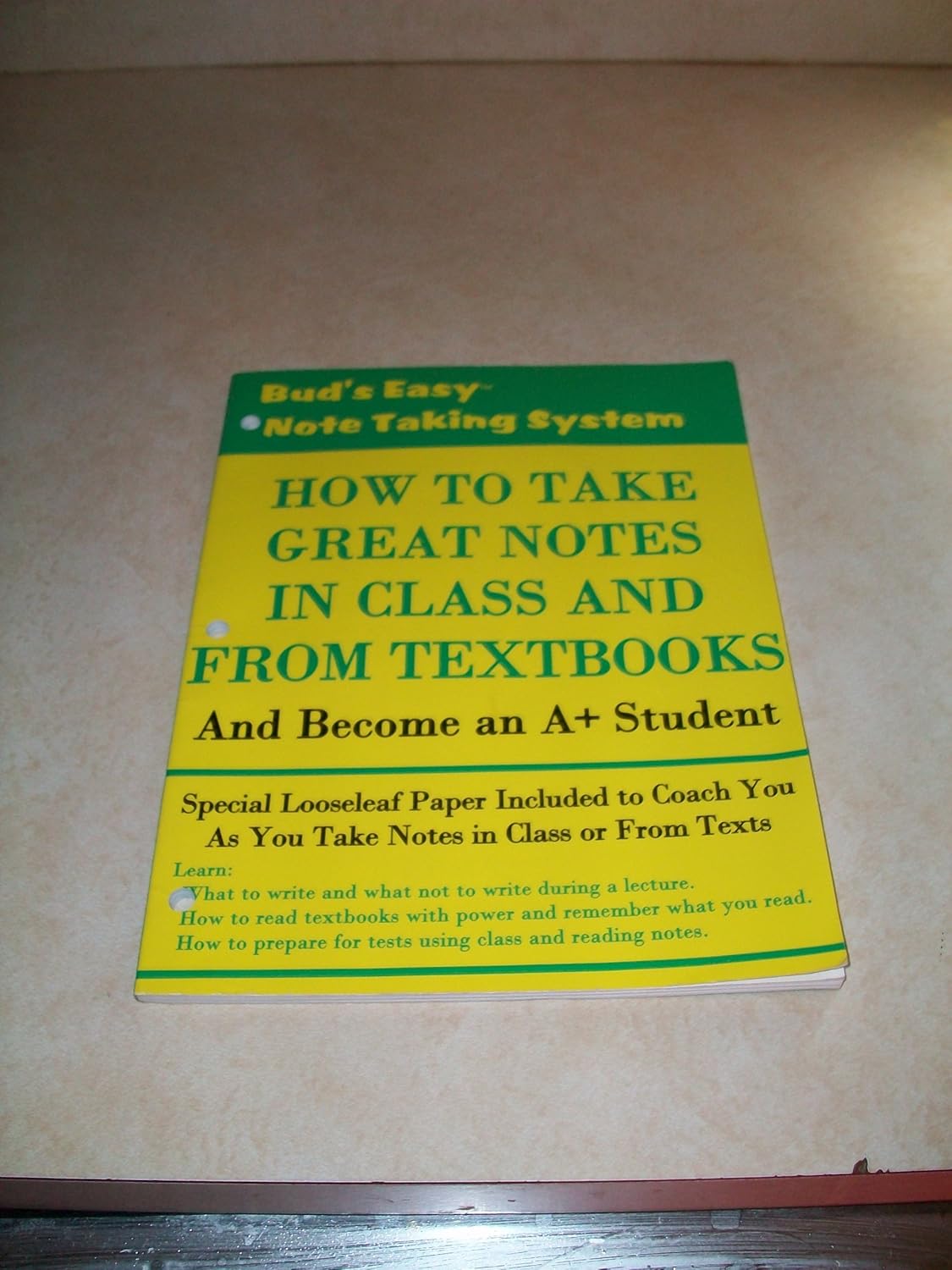 How to Take Great Notes in Class and from Textbooks: And Become and A+ ...