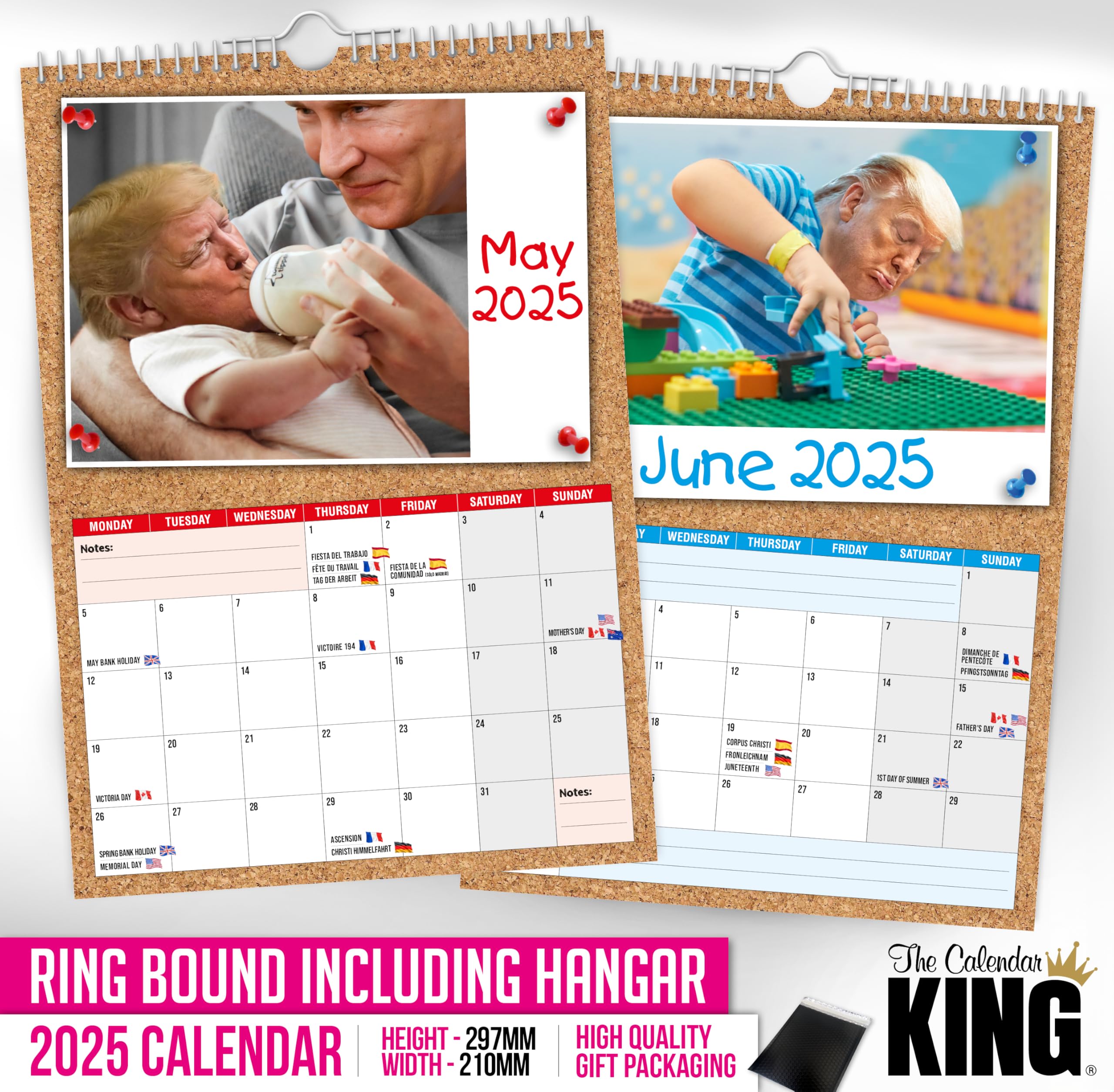 The Calendar King // Kid Trump - 2026 Wall Calendar (Full Colour, A4 Size) - Image 4