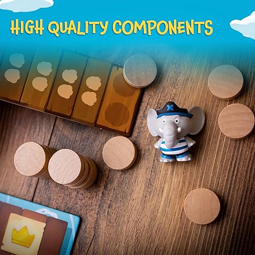 Miniatura 3 de Stomp The Plank - Juego de cerebro pirata suspenso  Actividad atractiva para niños y adultos  Opción de regalo ideal  Diversión familiar garantizada