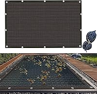 Vista 1 de SUNDALY16x32FT Rectangle Pool Leaf Net Cover for Inground Pools, Mesh Pool Covers for Above Ground Pools, Pool Canopy Shade for Inground Pools, Sun
