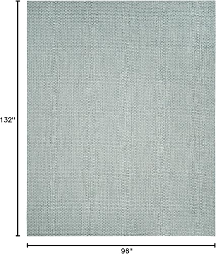 Miniatura 9 de SAFAVIEH Courtyard Collection CY8653 - Alfombra de 2 pies 3 pulgadas x 8 pies, color óxido y gris claro, impermeable, fácil de limpiar, para