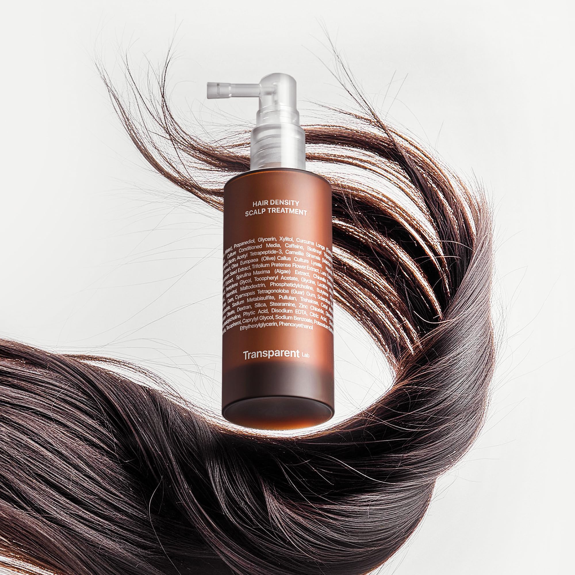 Transparent Lab Hair Density Scalp Treatment 50 ml – Anticaduta, stimola la crescita, aumenta la densità dei capelli e aiuta a ridurre i capelli bianchi grazie alla caffeina e ai peptidi