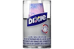 Dixie Dual Size Cup Dispenser with 20 Count 3 Ounce Cups