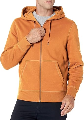 Amazon Essentials Men's Full-Zip Fleece Hoodie (Available in Big & Tall)