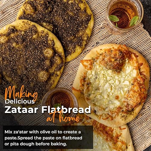 Miniatura 3 de NY Spice Shop Zaatar Mezcla de especias - Mezcla casera de Za'atar - Auténticos sabores de Zahtar - Hierbas de Oriente Medio, mezclas de especias y
