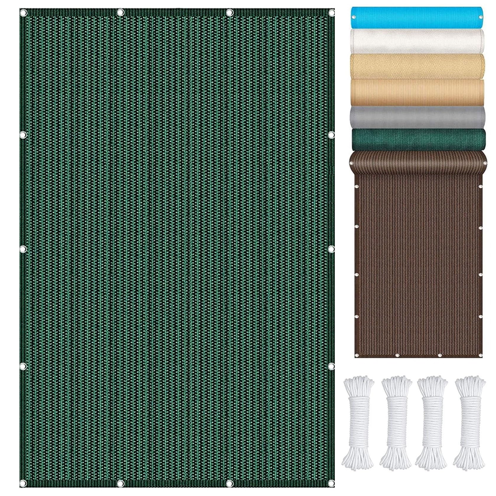 Voile d'ombrage terrasse 1.4 x 3.4 m pour des repas à l'abri du soleil de midi