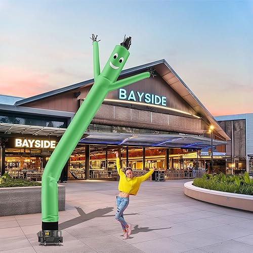 Miniatura 4 de LookOurWay Air Dancers - Tubo inflable para hombre – 20 pies de alto Wacky Waving inflable tubo tipo tubo de baile para promoción de negocios –