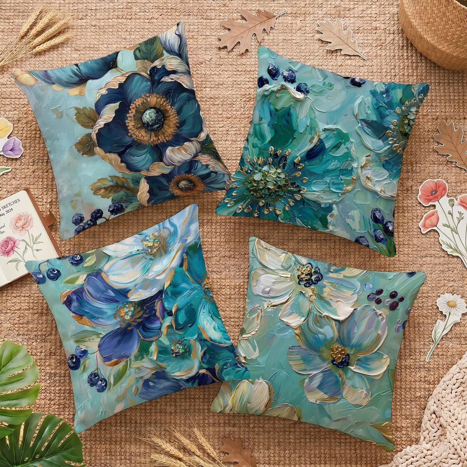 Housses de coussin 60x60cm pour protéger et sublimer vos canapés de jardin usés