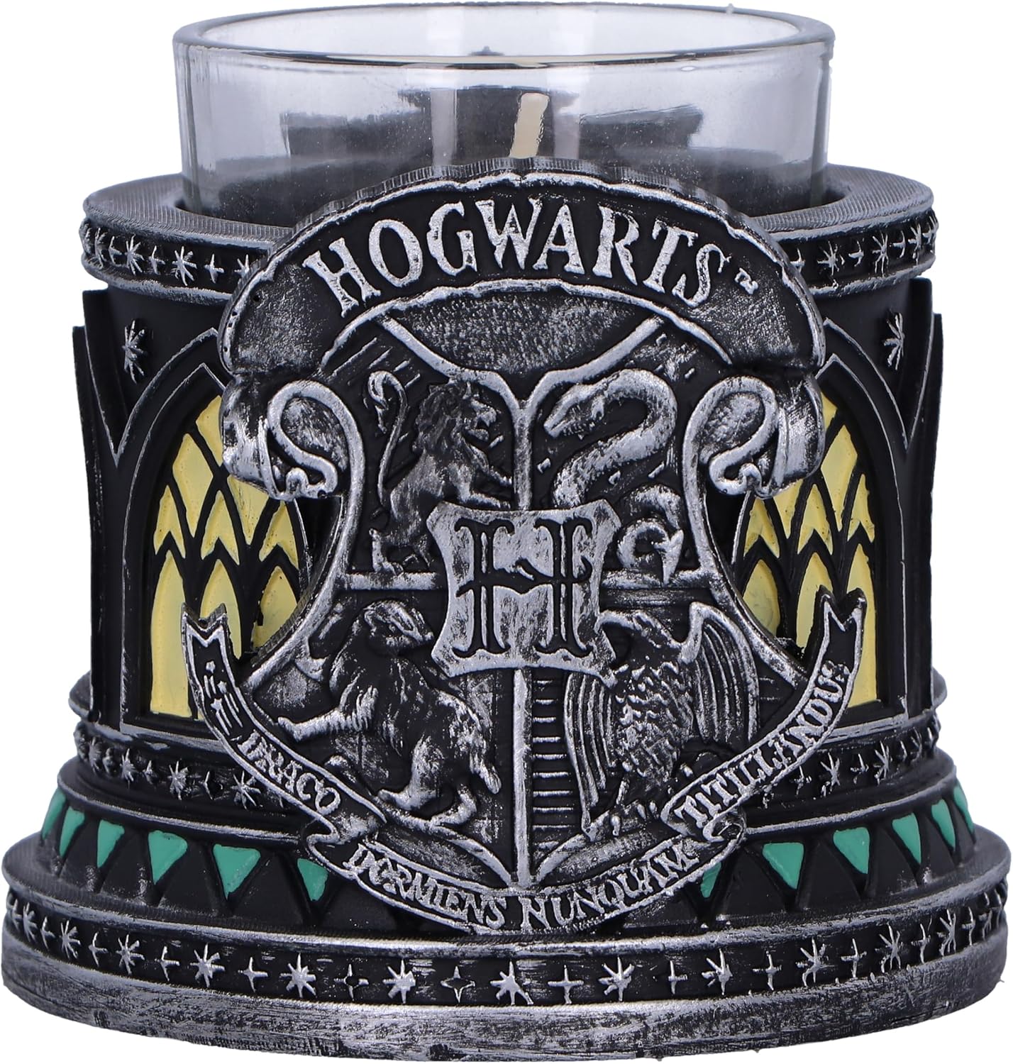 Nemesis Now Harry Potter Slytherin Tea Light Holder 7.5cm, Resin, Silver, Officially Licensed Harry Potter Merchandise, Slytherin House Decor, Cast in The Finest Resin, Expertly Hand-Painted