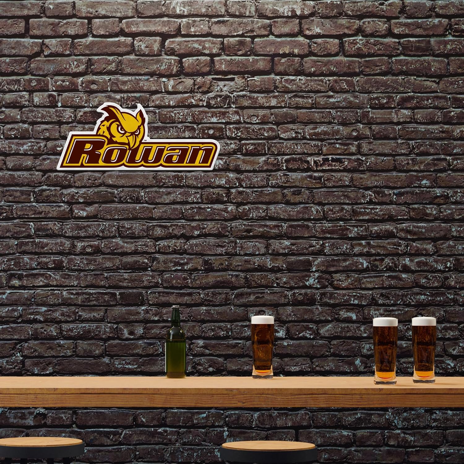 Rico Industries NCAA Rowan Profs Shape Cut Pennant - Home and Living Room Décor - Soft Felt EZ to Hang - Image 2