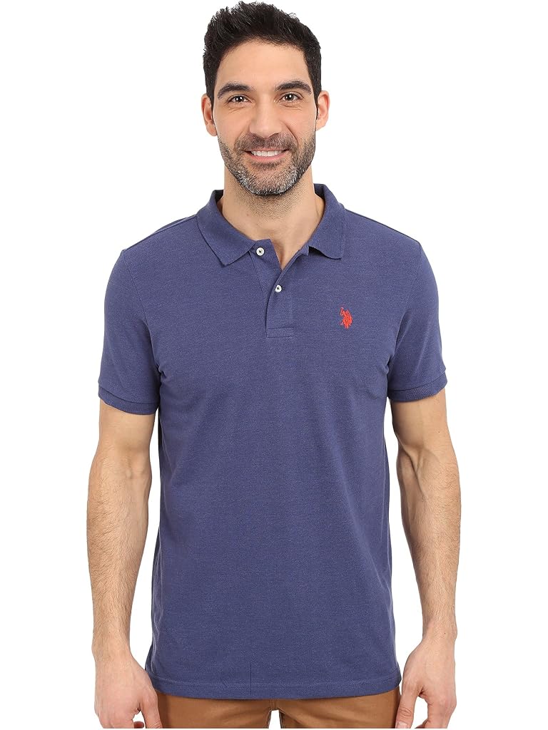 U.S. POLO ASSN. Solid Cotton Pique Polo with Small Pony