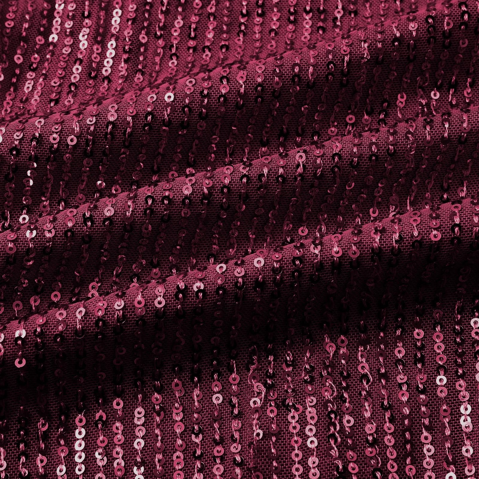 Tuta da donna elegante, con glitter, con paillettes, salopette, scollo a V, per cocktail, per matrimonio, a vita alta, per matrimonio