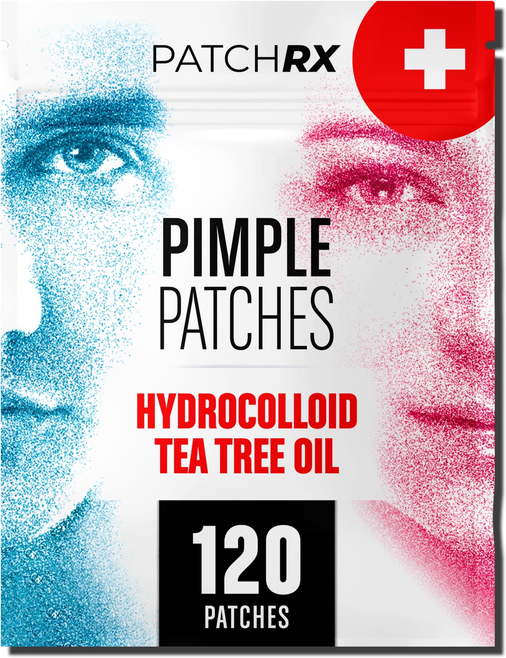 Pimple Patches for Face (120 Pack), Hydrocolloid Patch with Tea Tree Oil - Pimple Patch Zit Patch and Pimple Stickers - Hydrocolloid Acne Patches for Face - Zit Patches -Blemish Patches