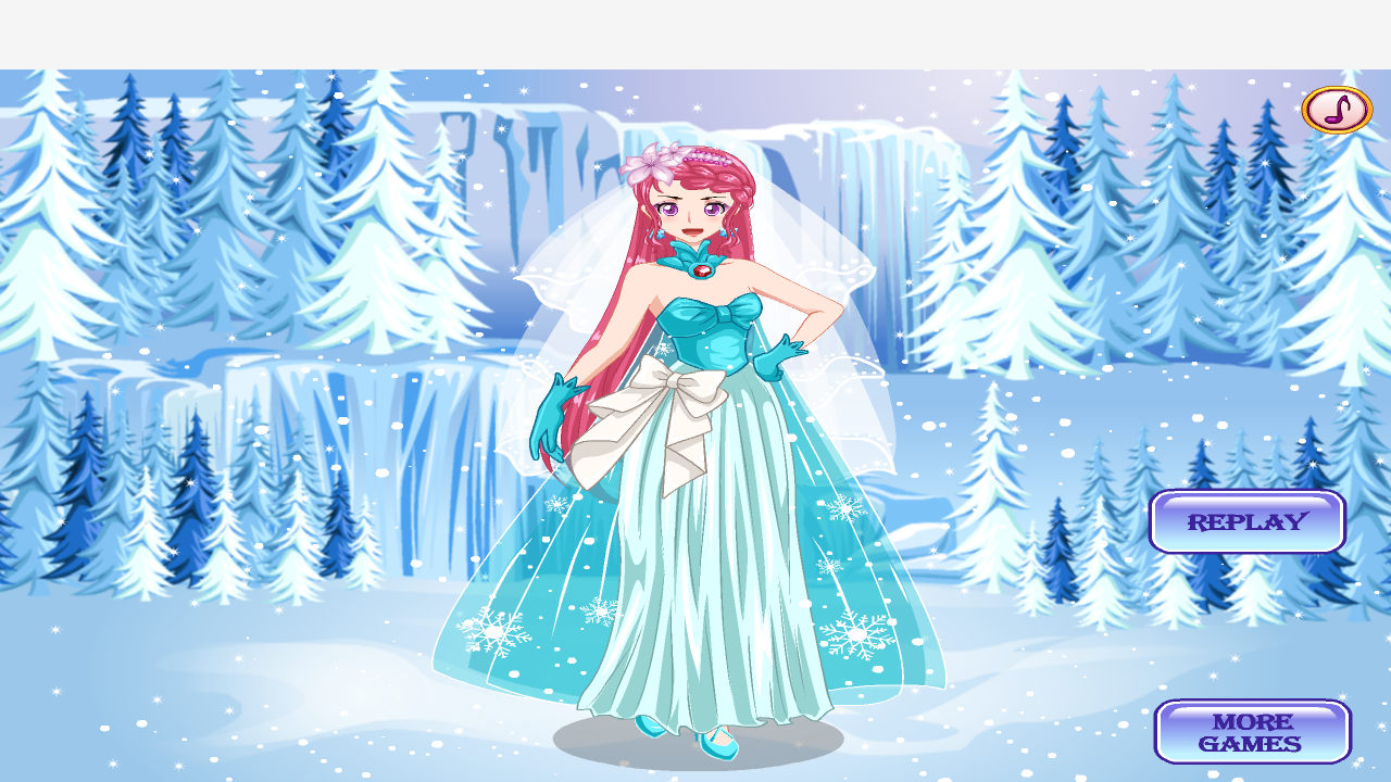 princess winter dress up games Icy Dress Up - Girls Games