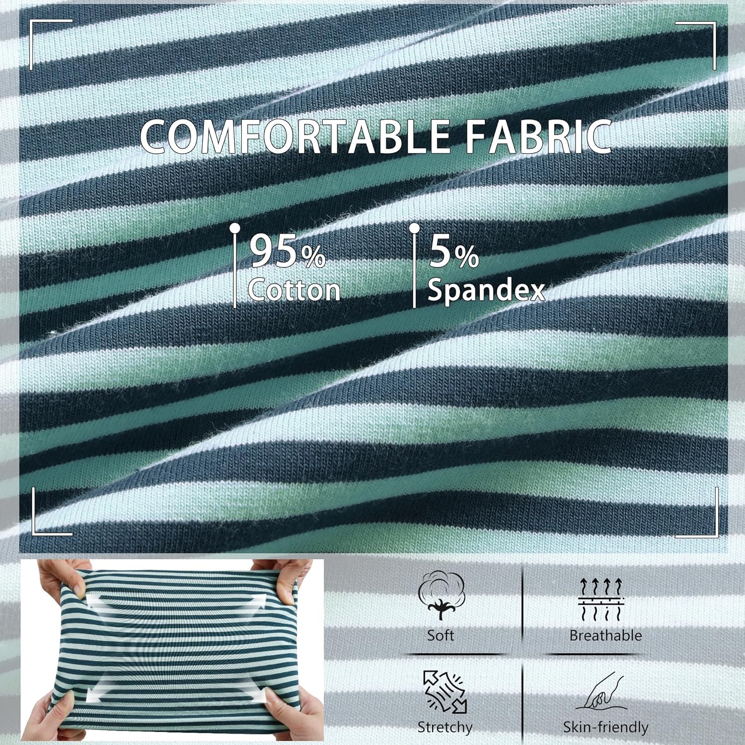 Kimmery Striped Open Back Workout Tops for Women Breathable Short Sleeve Athletic Shirts with Asymmetric Hem for Gym & Yoga - Image 5