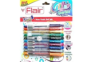 Sequserial-us Flair Pens: Unleash Your Inner Artist with Xtra Sparkle Glitter GelPens