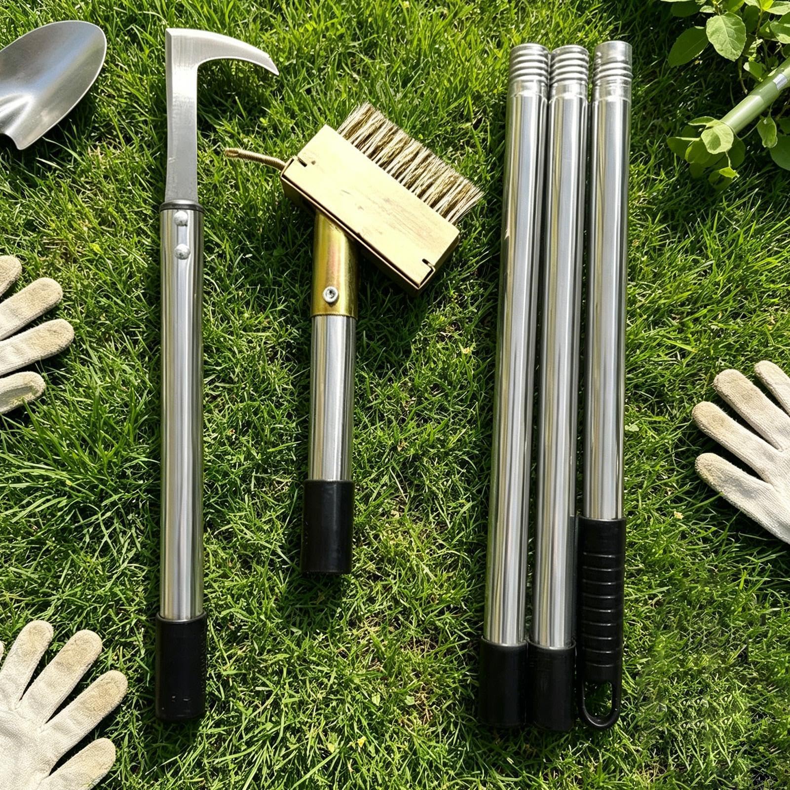 Herramienta Quitamalas Grietas Limpiador De Jardín con Agarre Cómodo | Desmalezador de Grietas y Herramienta Quitamalas Para Jardín Patio Césped Entrada Terraza Adoquines Parque